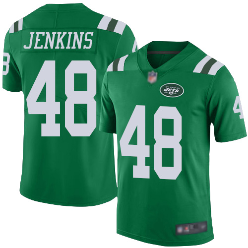 New York Jets Limited Green Youth Jordan Jenkins Jersey NFL Football #48 Rush Vapor Untouchable